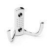 Perchas - Percha Gancho Zamak 2 Brazos Cromo Brillo