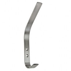 Herraje para cabinas sanitarias - Percha Doble Cabina Inox