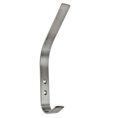 Herraje para cabinas sanitarias - Percha Doble Cabina Inox