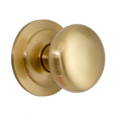 Pomos puerta entrada - Pomo Puerta Entrada Liso EQ-1085 Dorado Mate