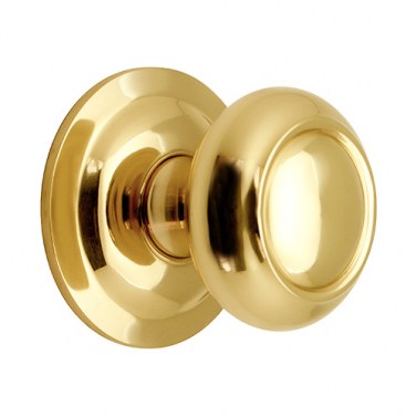 Pomos puerta entrada - Pomo Puerta Entrada ARO EQ-1095 Dorado Brillo