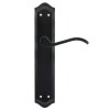 Manivelas con placa - Juego Manivelas con Placa de Hierro EQ202NE Negro