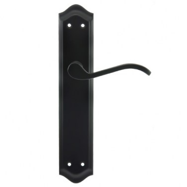 Manivelas con placa - Juego Manivelas con Placa de Hierro EQ202NE Negro