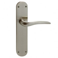 Manivelas con placa - Juego Manivelas con Placa EQ210 Níquel Satinado