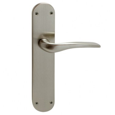 Manivelas con placa - Juego Manivelas con Placa EQ210 Níquel Satinado