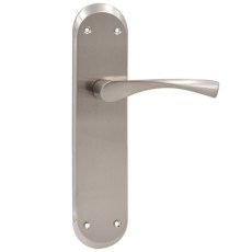 Juego Manivelas con Placa EQ215 Níquel Satinado