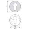 Bocallave Yale Redondo EQ-285Z Anticuario