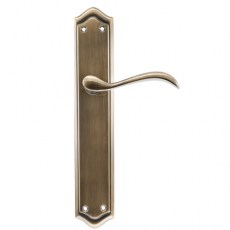 Manivelas con placa - Juego Manivelas con Placa EQ9501 Cuero Satinado
