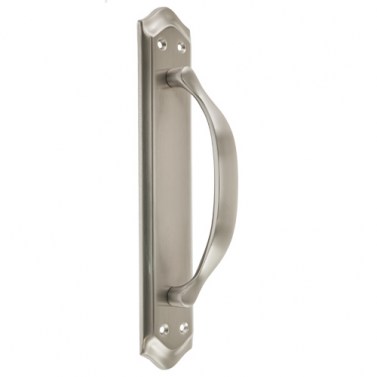 Manillón con Placa de Hierro EQM205 Níquel Satinado
