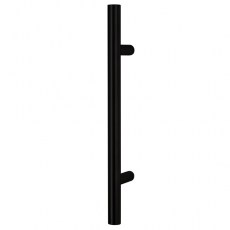 Manillones con roseta - Manillón EQ-M800 Ejes 210 mm Total 300 mm Inox Negro