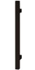 Manillón Recto EQ-M831 Ejes 1500 mm Total 1800 mm Inox Negro