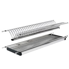 Interior cocina - Escurreplatos y Vasos con Bandeja Extraíble Inox