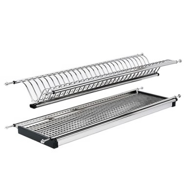 Interior cocina - Escurreplatos y Vasos con Bandeja Extraíble Inox