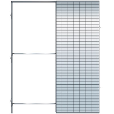 Estructuras metálicas - Estructura Puerta Corredera Yeso SCRIGNO