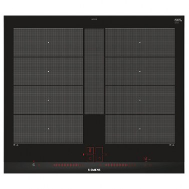 Placas de inducción - SIEMENS Encimera Flex Inducción EX675LYC1E 4 Zonas Negro