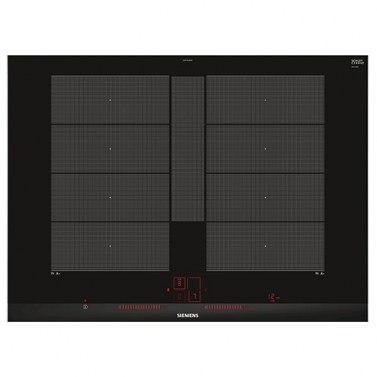 Placas de inducción - SIEMENS Encimera Flex Inducción EX775LYE4E 2 Zonas Cristal Negro