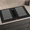 Placas de inducción - SIEMENS Encimera Inducción con Extractor EX875LX67E 4 Zonas Cristal Negro