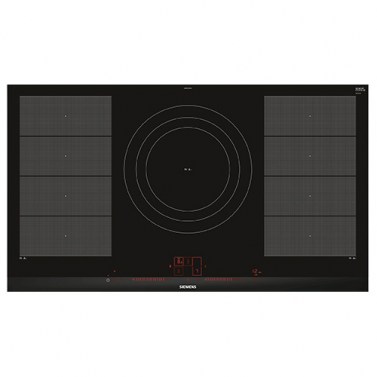 Placas de inducción - SIEMENS Encimera Flex Inducción EX975LVV1E 3 Zonas Negro