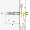Taco Nylon NF 12x60 Caja 25 uds
