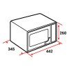 Microondas - BOSCH Microondas Grill FEL023MS2 Negro