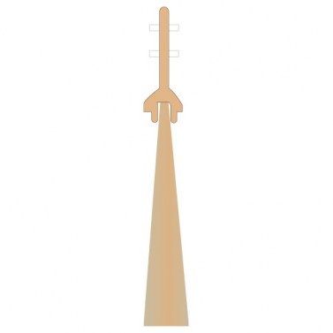 Estructuras metálicas - Tira 14x2,15 m Felpudo Cosido para Corredera Beige