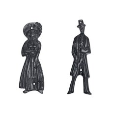Números, Letras e Indicadores - Figura Hombre o Mujer Forja