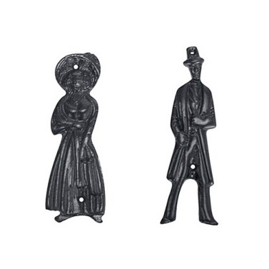 Números, Letras e Indicadores - Figura Hombre o Mujer Forja