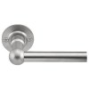 Juego Manivelas con Roseta Ferrovia FVL110/52 Inox Mate