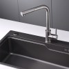 IMEX Grifo Cocina Extraíble Caño Alto MALTA Acero