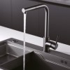 IMEX Grifo Cocina Extraíble Caño Alto MALTA Black Gun Metal