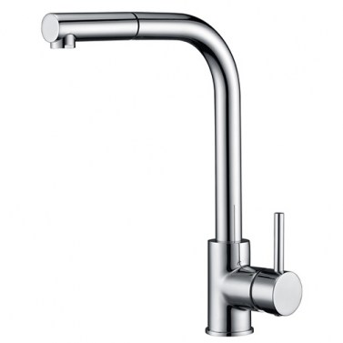 IMEX Grifo Cocina Extraíble Caño Alto MALTA Cromo