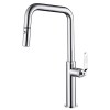 IMEX Grifo Cocina Extraíble Caño Alto NIZA GCE027 Doble Jet Cromo