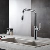 IMEX Grifo Cocina Extraíble Caño Alto NIZA GCE027 Doble Jet Cromo