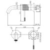 Accesorios y ayudas baño - IMEX Grifo Monomando Lavabo Empotrado Génova Negro Mate