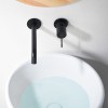 Accesorios y ayudas baño - IMEX Grifo Monomando Lavabo Empotrado Génova Negro Mate