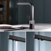 IMEX Grifo Cocina Caño Alto Capri GOS002NG Osmosis Negro