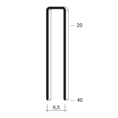 Consumibles para herramientas - Grapa 92G Galvanizada