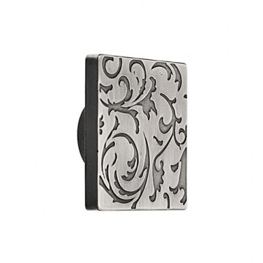 Pomo Cuadrado 40x40mm Plata