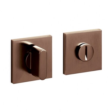 Condena Descondena Link Q Low con Roseta Cuadrada Bronce Satinado