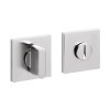 Condena Descondena Link Q Low con Roseta Cuadrada Inox Satinado