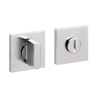Condena Descondena Link Q Low con Roseta Cuadrada Inox Satinado