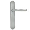 Juego Manivelas con Placa H44 Cromo Satinado