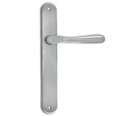 Juego Manivelas con Placa H44 Cromo Satinado