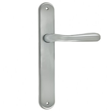 Juego Manivelas con Placa H44 Cromo Satinado