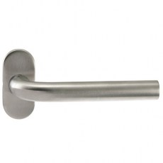 Manivelas con roseta - Juego Manivelas con Roseta Ovalada Hera Inox