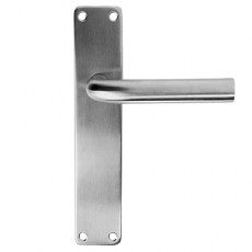 Manivelas con placa - Juego Manivelas con Placa Recta HERAR Inox