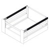 Juego Varillas HI-BOX Recta Superior 450 mm Gris