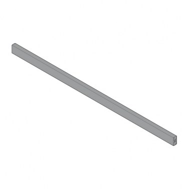 Varilla Recta Frontal Interior HI-BOX 1100 mm Blanco