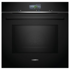 Hornos - SIEMENS Horno Multifunción con Microondas HM736GAB1 Cristal Negro