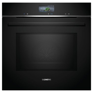 Hornos - SIEMENS Horno Multifunción con Microondas HM736GAB1 Cristal Negro